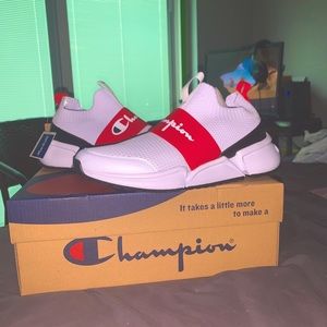 👟NWT CHAMPION AUTHENTIC MEN'S BLACK KNIT SLIP ON SNEAKERS SHOES! SIZE 9 👀🔥